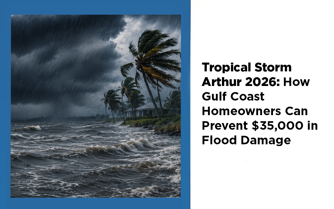 Tropical Storm Arthur 2026: How Gulf Coast Homeowners Can Prevent $35,000 in Flood Damage
