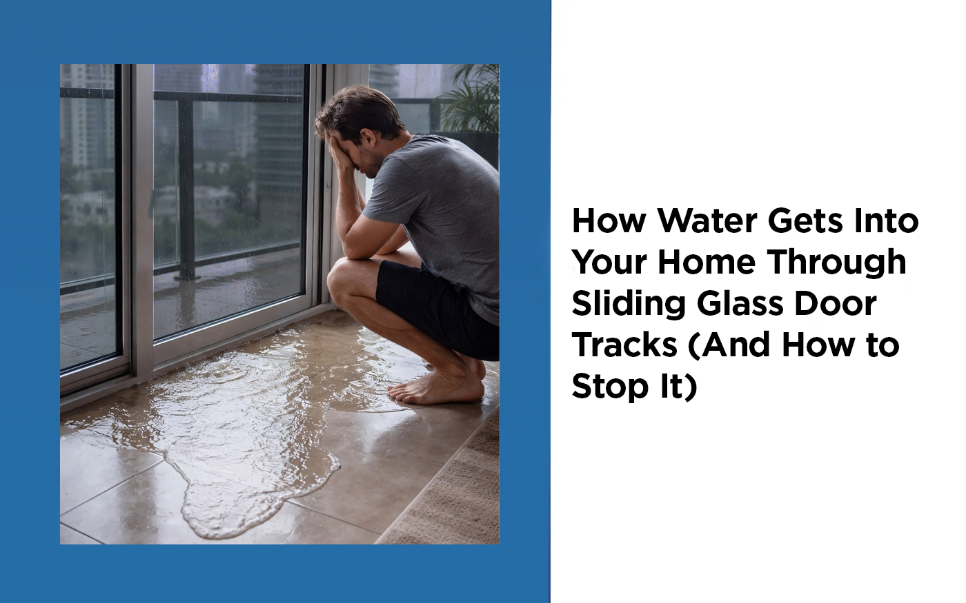 How Water Gets Into Your Home Through the Tracks of Sliding Glass Doors (And How to Stop It)