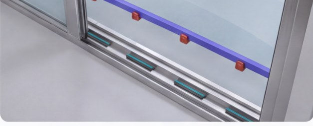 Clips aligned with adaptors